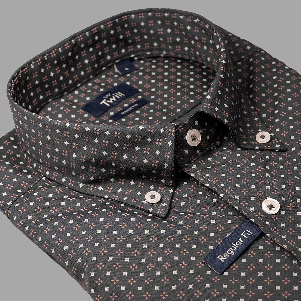 Twill Ανδρικό Πουκάμισο SPORT M.M 100% COTTON ΣΧΕΔΙΑΣΤΟ