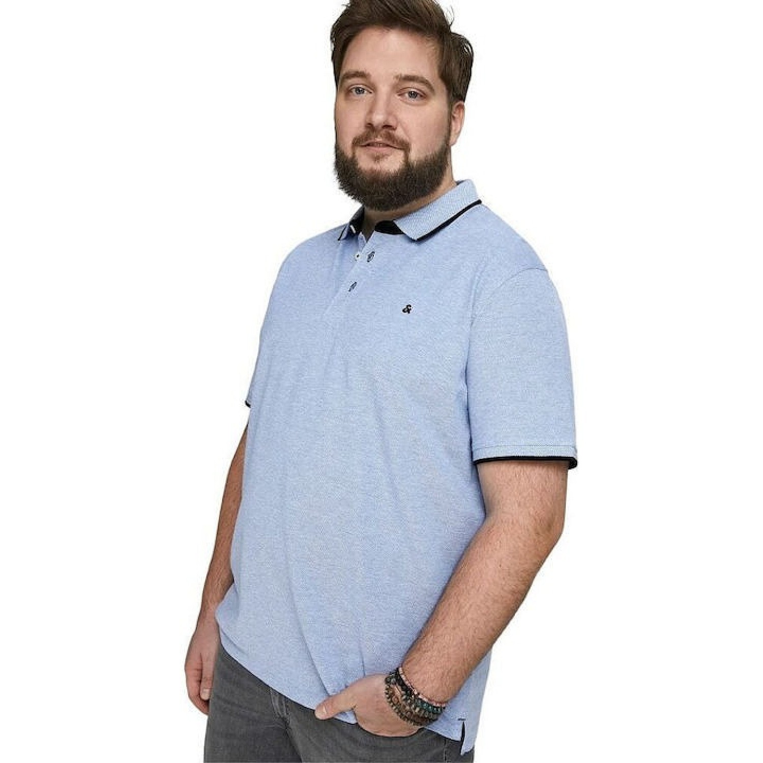 JACK & JONES ΑΝΔΡΙΚΗ ΜΠΛΟΥΖΑ POLO Κ.Μ  JJEPAULOS POLO SS NOOS P