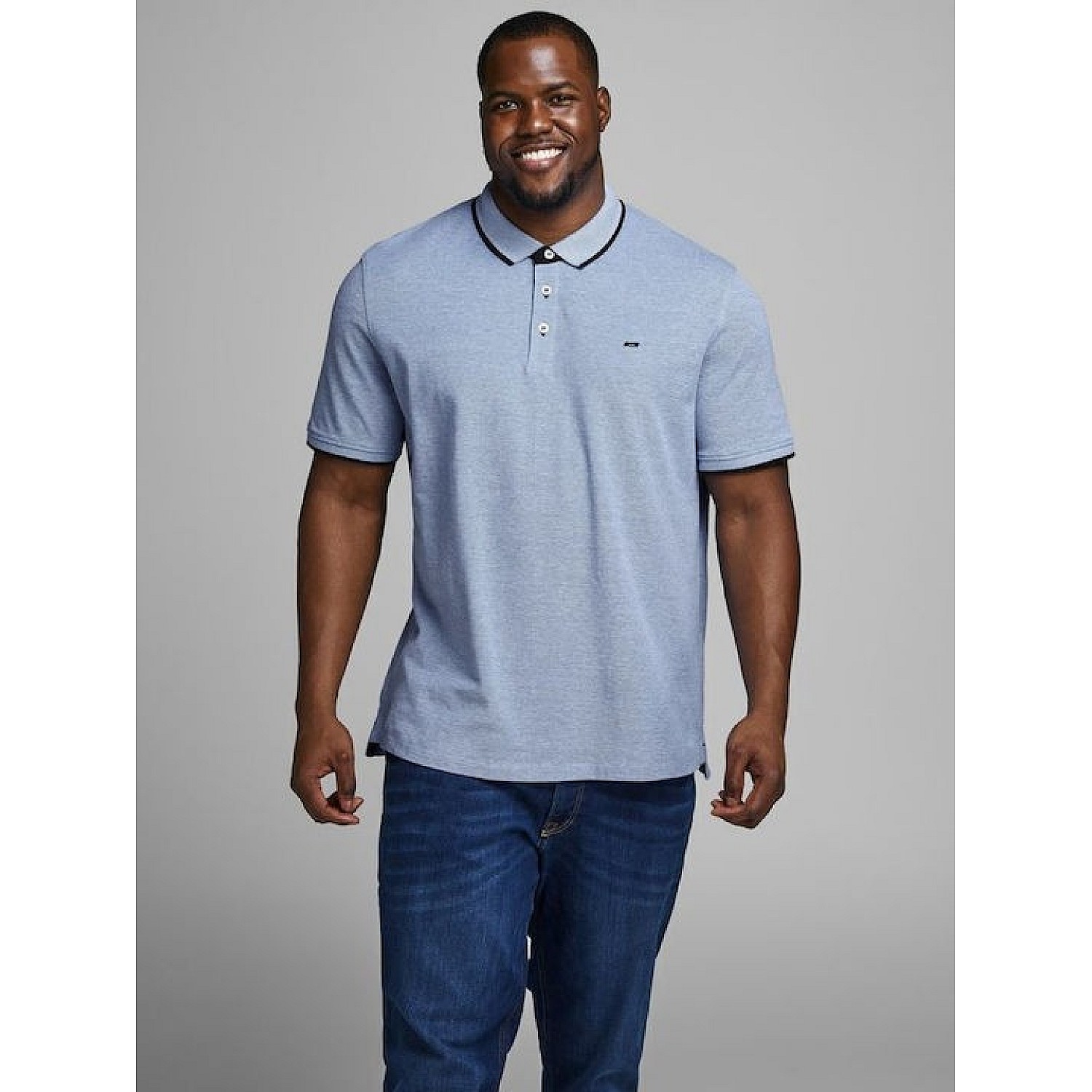 JACK & JONES ΑΝΔΡΙΚΗ ΜΠΛΟΥΖΑ POLO Κ.Μ  JJEPAULOS POLO SS NOOS P