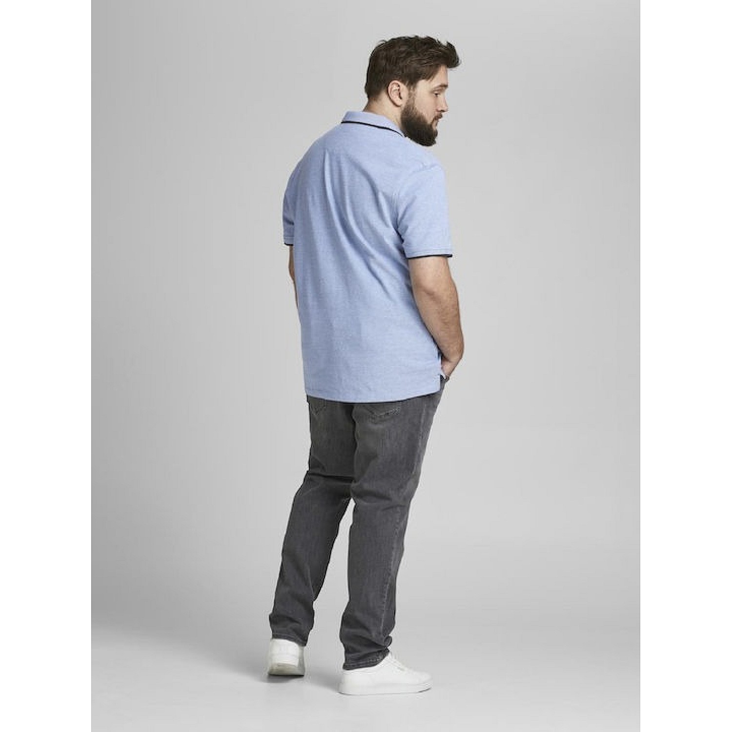 JACK & JONES ΑΝΔΡΙΚΗ ΜΠΛΟΥΖΑ POLO Κ.Μ  JJEPAULOS POLO SS NOOS P