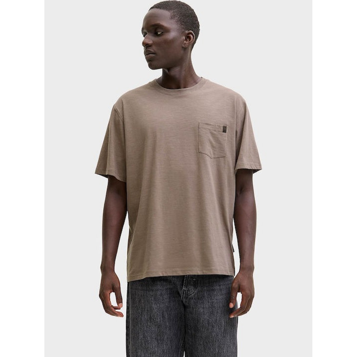 JACK & JONES ΑΝΔΡΙΚΗ ΜΠΛΟΥΖΑ Κ.Μ. JJEDOVER SLUB TEE SS NOOS