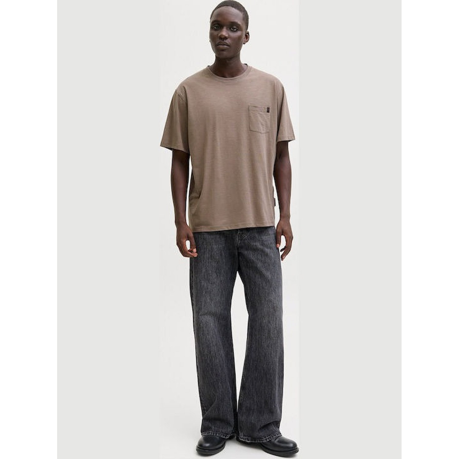 JACK & JONES ΑΝΔΡΙΚΗ ΜΠΛΟΥΖΑ Κ.Μ. JJEDOVER SLUB TEE SS NOOS