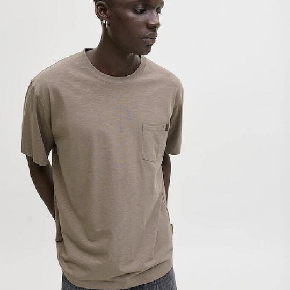 JACK & JONES ΑΝΔΡΙΚΗ ΜΠΛΟΥΖΑ Κ.Μ. JJEDOVER SLUB TEE SS NOOS