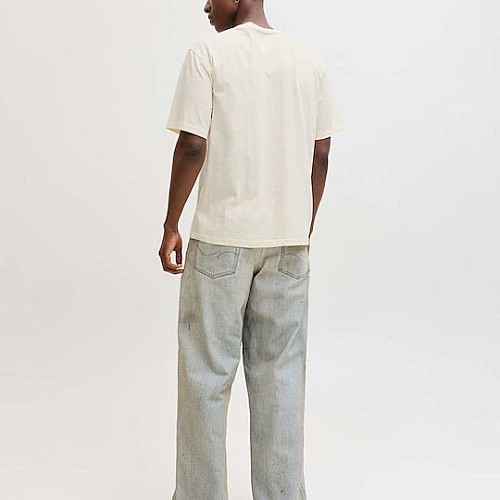 JACK & JONES ΑΝΔΡΙΚΗ ΜΠΛΟΥΖΑ Κ.Μ. JJEDOVER SLUB TEE SS NOOS