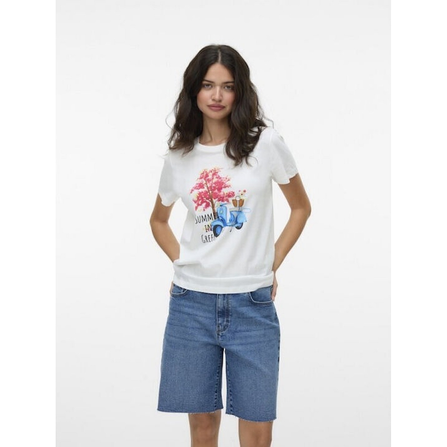 VERO MODA ΓΥΝΑΙΚΕΙΑ ΜΠΛΟΥΖΑ Κ.Μ. VMSIANE FRANCIS SS TOP BOX