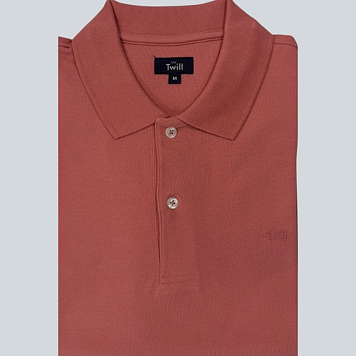 Unisex Κοντομάνικο Polo Μπλουζάκι Μονόχρωμο 100% Βαμβάκι TWILL