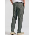 Comfort fit linen blend chino παντελόνι