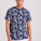 Crew neck t-shirt με all over τύπωμα