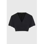 Cropped top με cut out λεπτομέρειες
