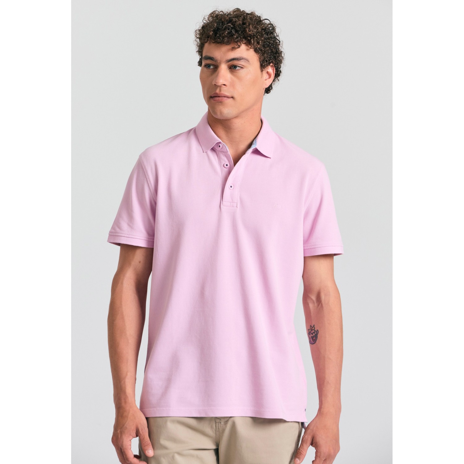 Essential polo μπλούζα με κέντημα Garage 55.