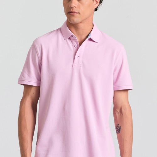Essential polo μπλούζα με κέντημα Garage 55.