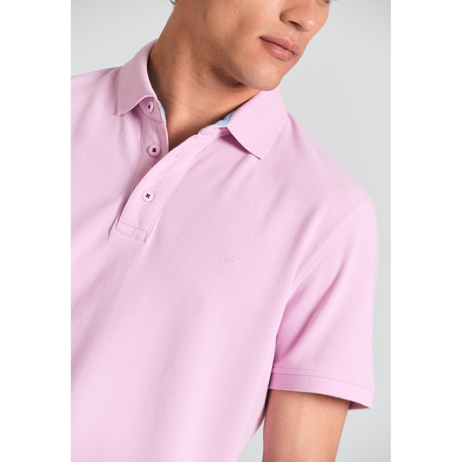 Essential polo μπλούζα με κέντημα Garage 55.
