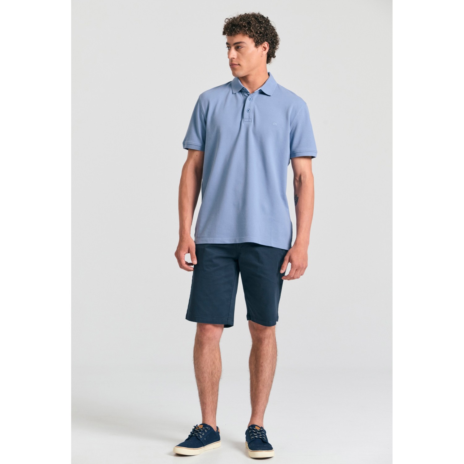 Essential polo μπλούζα με κέντημα Garage 55.
