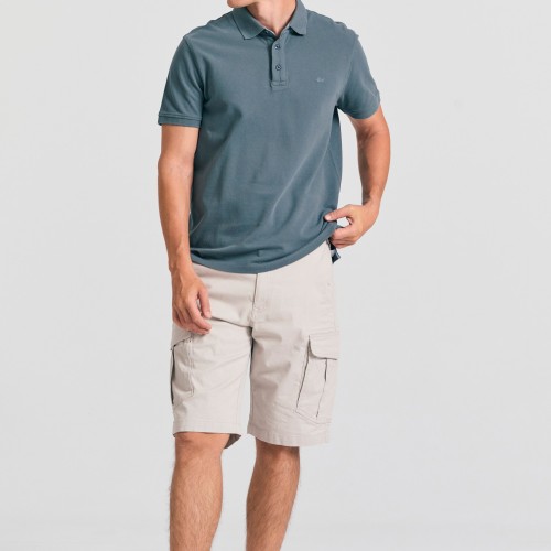 Essential polo μπλούζα με κέντημα Garage 55.