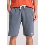Essential wide leg fit αθλητική βερμούδα με raw cu
