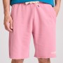 Essential wide leg fit αθλητική βερμούδα με raw cu