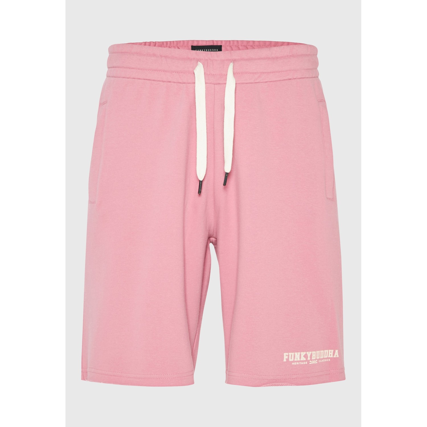 Essential wide leg fit αθλητική βερμούδα με raw cu