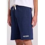 Essential wide leg fit αθλητική βερμούδα με raw cu