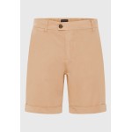 Garment dyed chino βερμούδα με ρεβέρ