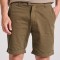 Garment dyed chino βερμούδα με ρεβέρ