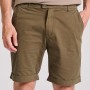 Garment dyed chino βερμούδα με ρεβέρ