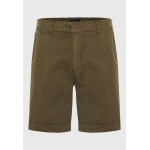 Garment dyed chino βερμούδα με ρεβέρ