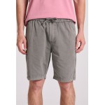 Garment dyed chino βερμούδα σε ζακάρ ύφασμα