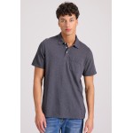Garment dyed polo μπλούζα από φλάμα