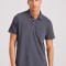 Garment dyed polo μπλούζα από φλάμα