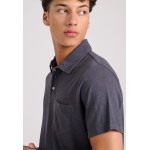 Garment dyed polo μπλούζα από φλάμα