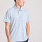Garment dyed polo μπλούζα από φλάμα