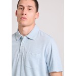 Garment dyed polo μπλούζα από φλάμα