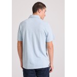 Garment dyed polo μπλούζα από φλάμα