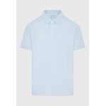 Garment dyed polo μπλούζα από φλάμα