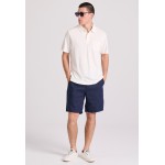 Garment dyed polo μπλούζα από φλάμα