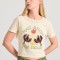 Garment dyed t-shirt με exotic τύπωμα