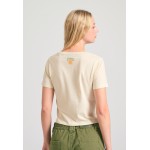 Garment dyed t-shirt με exotic τύπωμα
