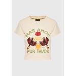 Garment dyed t-shirt με exotic τύπωμα