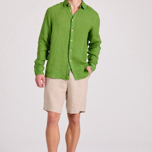 Garment dyed λινό πουκάμισο - The essentials Garment dyed λινό πουκάμισο - The essentials