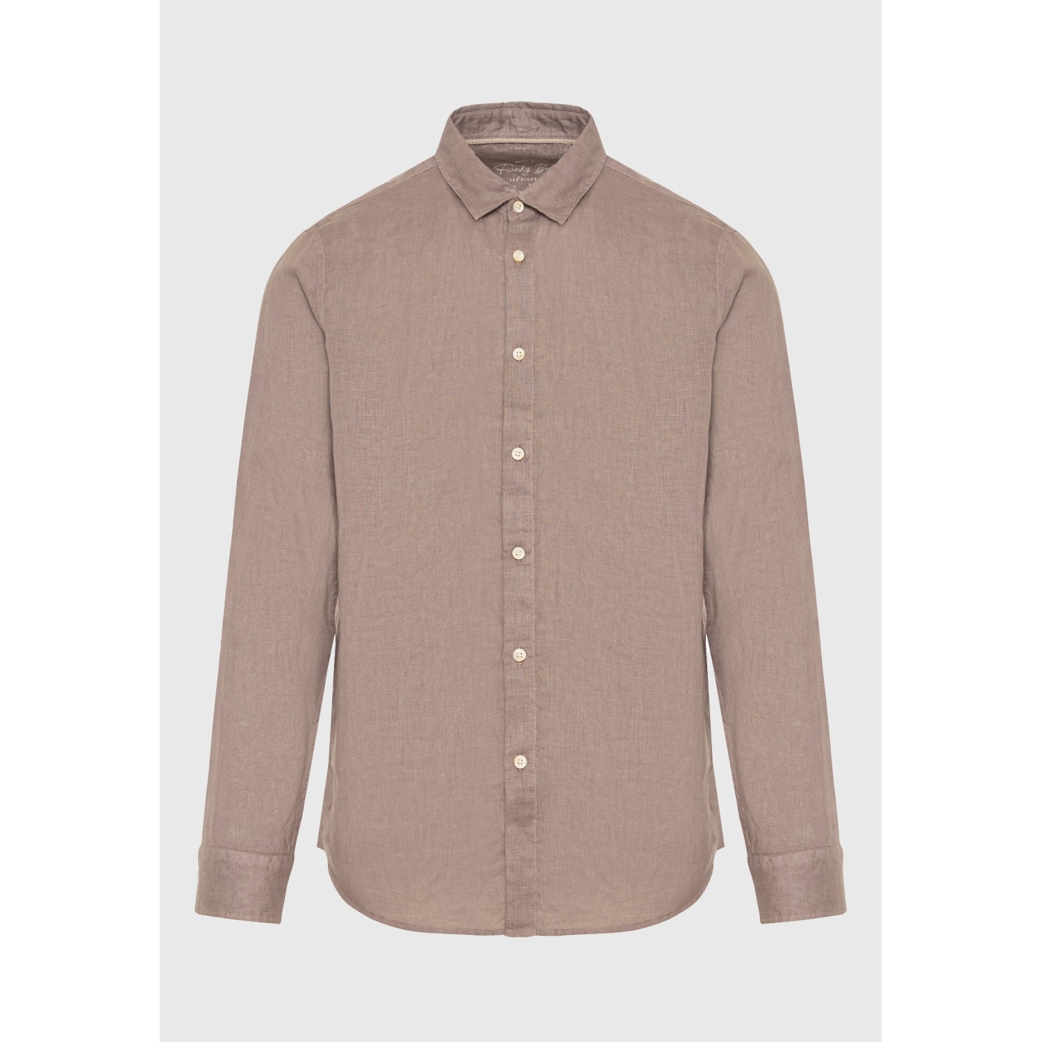 Garment dyed λινό πουκάμισο - The essentials