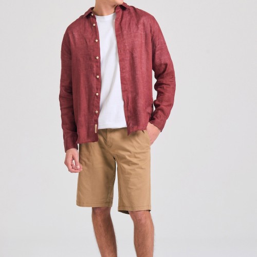 Garment dyed λινό πουκάμισο - The essentials