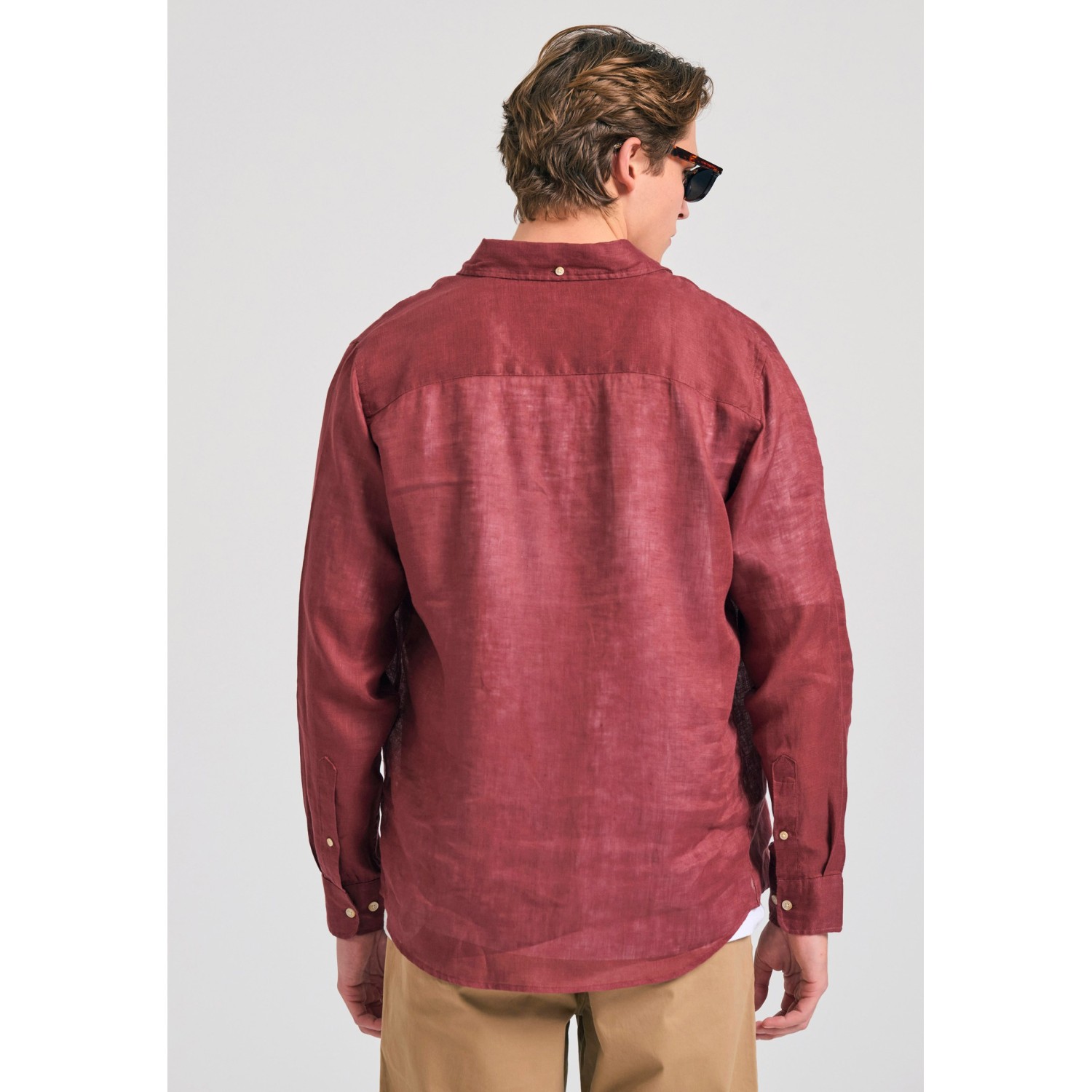 Garment dyed λινό πουκάμισο - The essentials