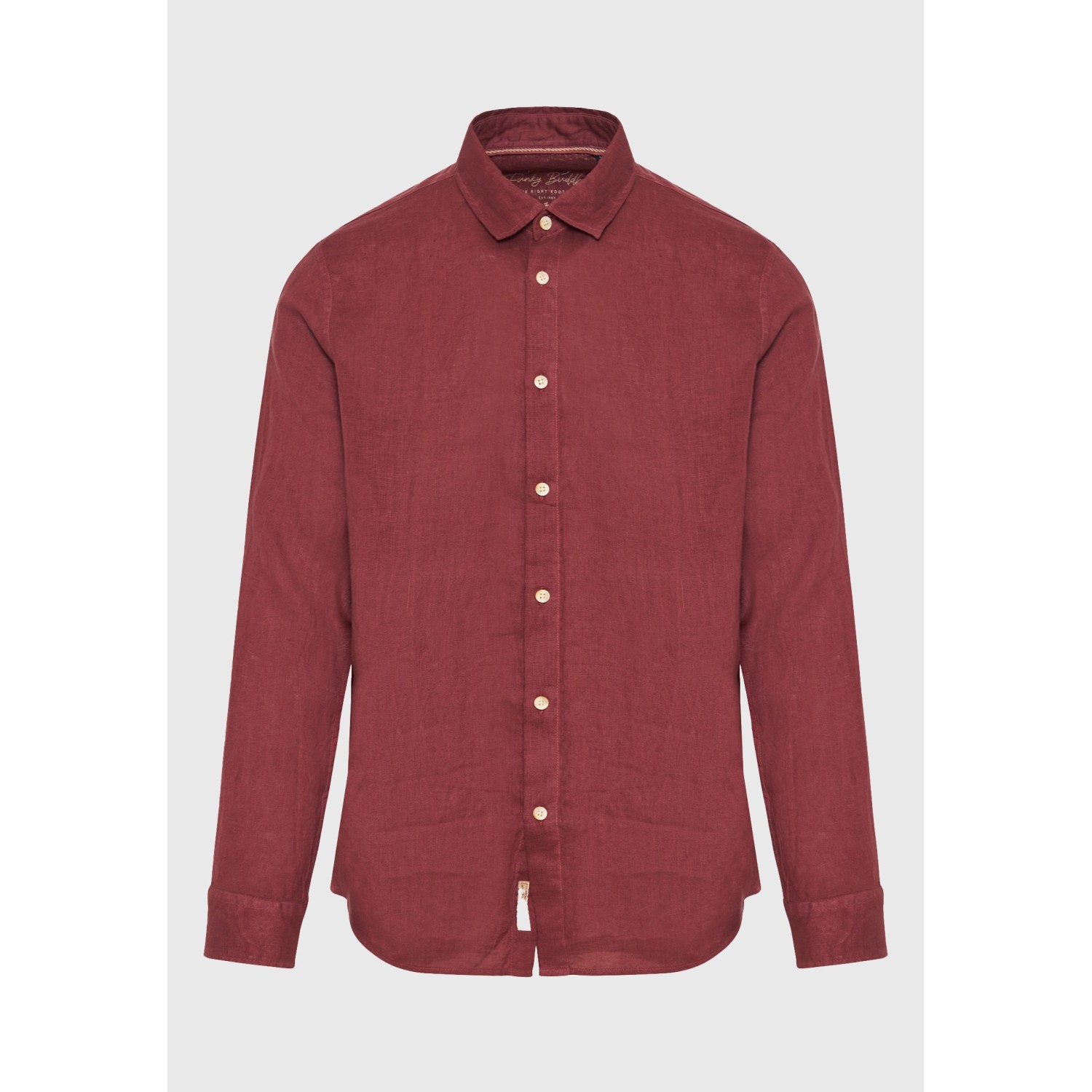 Garment dyed λινό πουκάμισο - The essentials