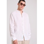 Garment dyed λινό πουκάμισο με λαιμό mao Garment dyed λινό πουκάμισο με λαιμό mao