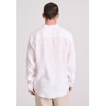 Garment dyed λινό πουκάμισο με λαιμό mao Garment dyed λινό πουκάμισο με λαιμό mao