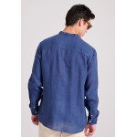 Garment dyed λινό πουκάμισο με λαιμό mao Garment dyed λινό πουκάμισο με λαιμό mao