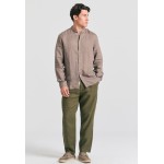 Garment dyed λινό πουκάμισο με λαιμό mao Garment dyed λινό πουκάμισο με λαιμό mao