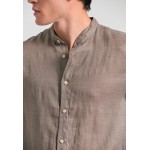 Garment dyed λινό πουκάμισο με λαιμό mao Garment dyed λινό πουκάμισο με λαιμό mao