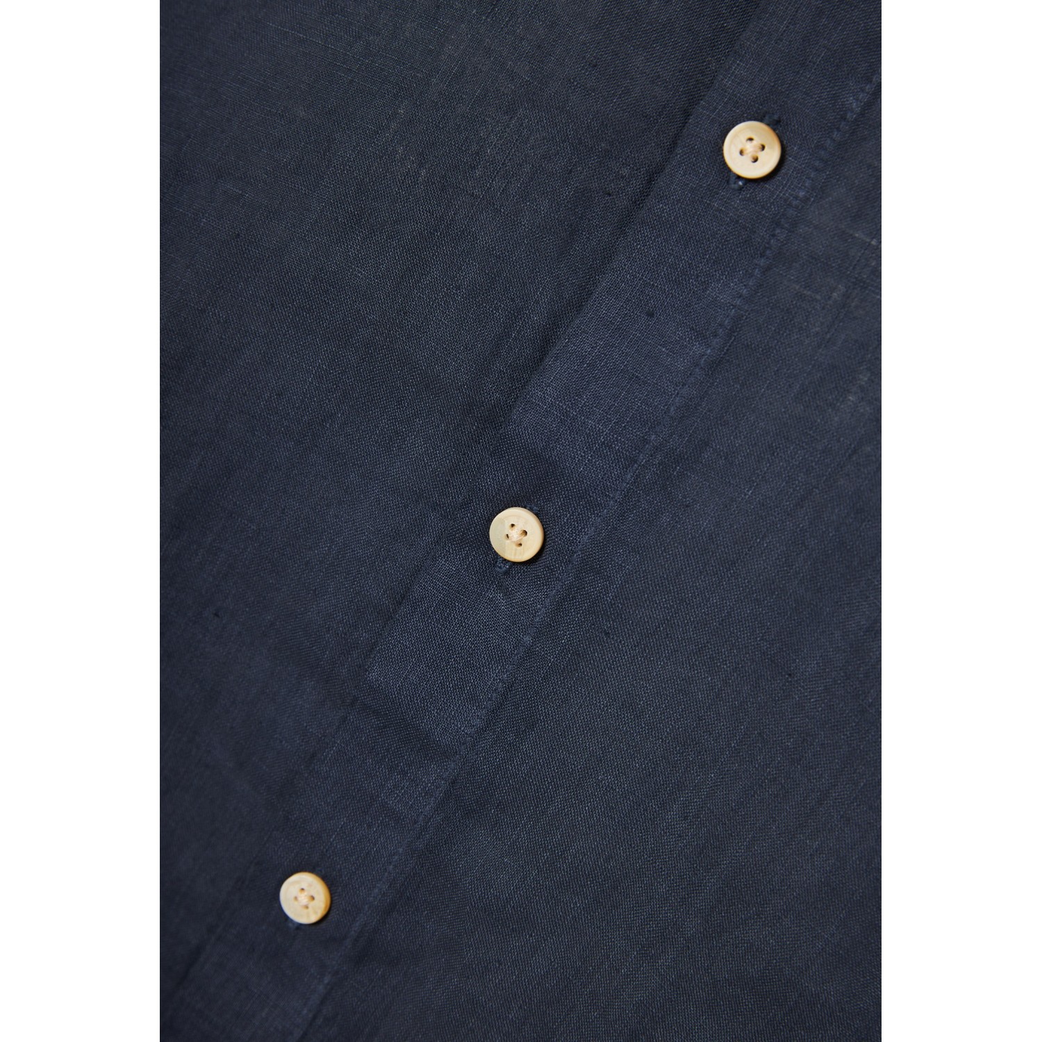Garment dyed λινό πουκάμισο με λαιμό mao