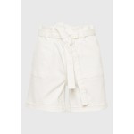 Garment dyed τζιν σορτς με δέσιμο στη μέση